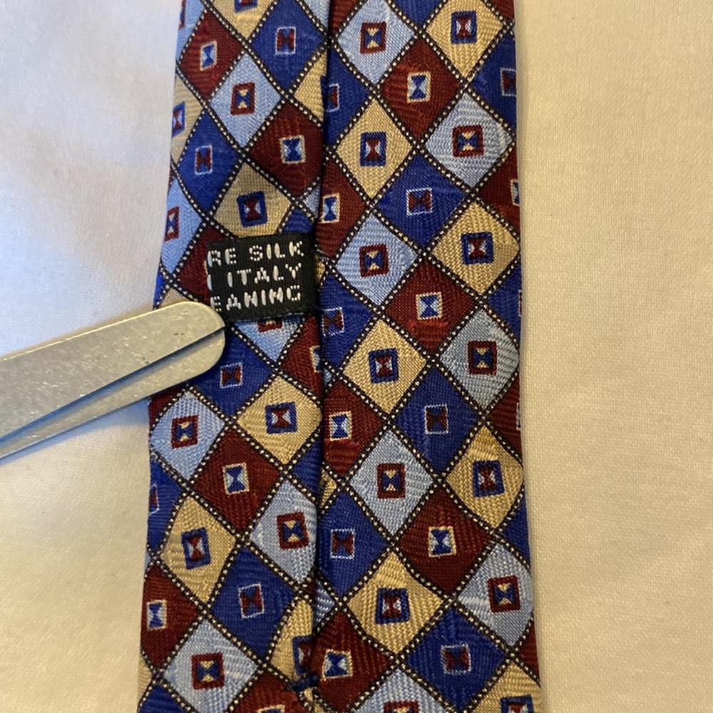 Stefano Ricci Men's Neck Tie 100% Silk deLisi Italy Blue - Picture 8 of 8